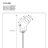 Уличный светильник Lucide Taylor 09832/01/31 - Уличный светильник Lucide Taylor 09832/01/31