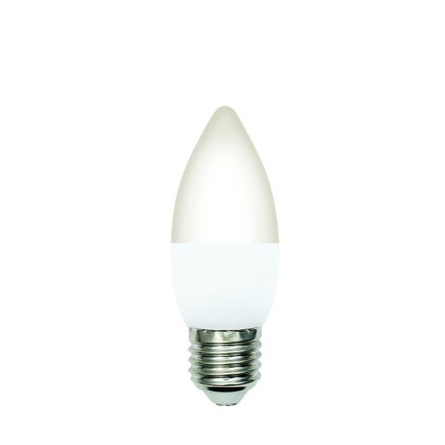 Лампа светодиодная Volpe E27 7W 3000K матовая LED-C37-7W/3000K/E27/FR/SLS UL-00008790 