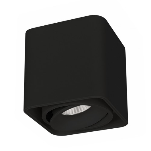 Светильник SP-CUBUS-S100x100-8W Warm3000 (BK, 45 deg, 230V) (Arlight, IP20 Металл, 3 года) Накладной интерьерный светильник. Мощность 8 Вт, св. поток 760 лм, 98 лм/Вт, теплый 3000 K, CRI>90, угол 45°, регулируемое направление луча 30°, напряжение питания 230 В. Черный квадратный корпус из алюминия, степень защиты IP20. Размер: длина 100 мм, ширина 100 мм, высота 100 мм. Монтаж накладной. Драйвер 24-42 В, 200 мА, пульсация 