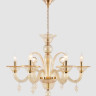 Подвесная люстра Crystal Lux Caetano SP-PL6 Amber - Подвесная люстра Crystal Lux Caetano SP-PL6 Amber