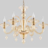Подвесная люстра Crystal Lux Caetano SP-PL6 Amber - Подвесная люстра Crystal Lux Caetano SP-PL6 Amber