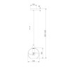 Подвесной светильник Eurosvet Lotus 50221/1 дымчатый - Подвесной светильник Eurosvet Lotus 50221/1 дымчатый