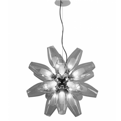 Подвесная люстра Lumina Deco Feretta LDP 1139-18 WT+GY 