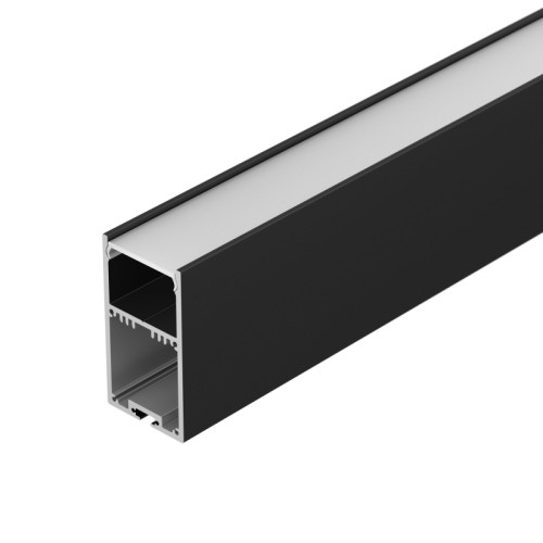 Профиль с экраном SL-LINE-3667-2500 BLACK+OPAL (Arlight, Алюминий) Комплект с экраном. Алюминиевый профиль для светодиодных лент и линеек. Цвет - черный RAL9005 (порошковая окраска). Габаритные размеры (L×W×H): 2500x36x67 мм. Ширина площадки для ленты 32 мм. Отсек для БП 30х32мм. Заглушки в комплекте (4 заглушки черного цвета, 16 шурупов). Аксессуары приобретаются отдельно. Цена за комплект.