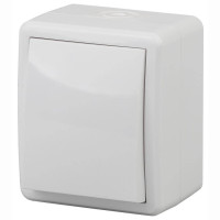  - Выключатель одноклавишный с подсветкой ЭРА Эксперт 10AX 250V IP54 11-1402-01 Б0020671