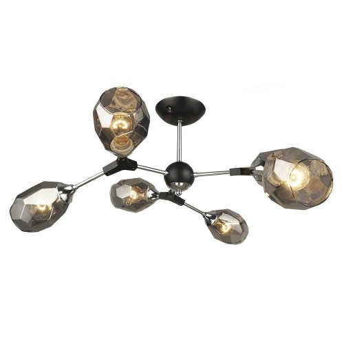 Потолочная люстра Seven Fires Betney SF3330/6C-BK-CR-SMK 