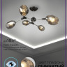 Потолочная люстра Seven Fires Betney SF3330/6C-BK-CR-SMK - Потолочная люстра Seven Fires Betney SF3330/6C-BK-CR-SMK
