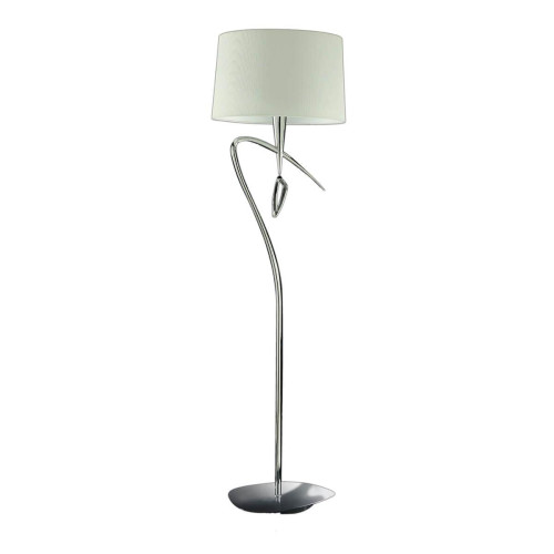 Торшер Mantra Mara Chrome - White 1652 