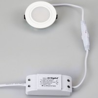  - Светодиодный светильник LTM-R60WH-Frost 3W White 110deg (Arlight, IP40 Металл, 3 года)