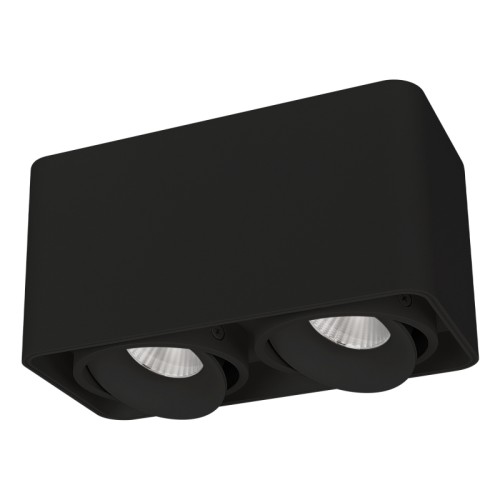 Светильник SP-CUBUS-S195x100-2х8W Day4000 (BK, 45 deg, 230V) (Arlight, IP20 Металл, 3 года) Накладной интерьерный светильник. Мощность 16 Вт, св. поток 1490 лм, 98 лм/Вт, дневной 4000 K, CRI>90, угол 45°, регулируемое направление луча 30°, напряжение питания 230 В. Черный квадратный корпус из алюминия, степень защиты IP20. Размер: длина 195 мм, ширина 100 мм, высота 100 мм. Монтаж накладной. Драйвер 26-40 В, 400 мА, пульсация 