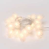  - Светодиодная гирлянда Uniel шишки 220V белый ULD-S0280-020/DTA Warm White IP20 PINE CONES 09582
