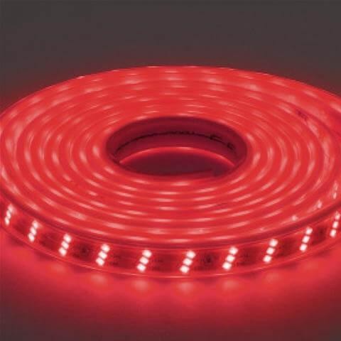 Светодиодная влагозащищенная лента Horoz 7W/m 180LED/m 2835SMD красный 50M 081-009-0001 