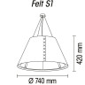Подвесной светильник TopDecor Felt Boom A1 10 - Подвесной светильник TopDecor Felt Boom A1 10