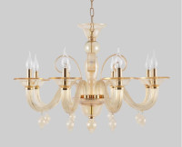  - Подвесная люстра Crystal Lux Caetano SP-PL8 Amber