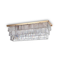  - Потолочная люстра Ideal Lux Martinez PL8 Oro 213569