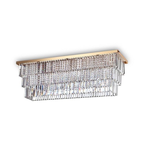 Потолочная люстра Ideal Lux Martinez PL8 Oro 213569 