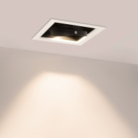  - Светильник CL-KARDAN-S190x190-25W Warm3000 (WH-BK, 30 deg) (Arlight, IP20 Металл, 3 года)