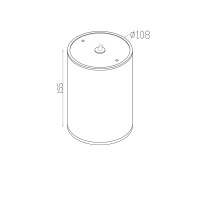  - Потолочный светильник Outdoor O306CL-L12GF