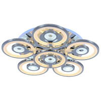  - Потолочная светодиодная люстра Profit Light 8070/5+1 CHR