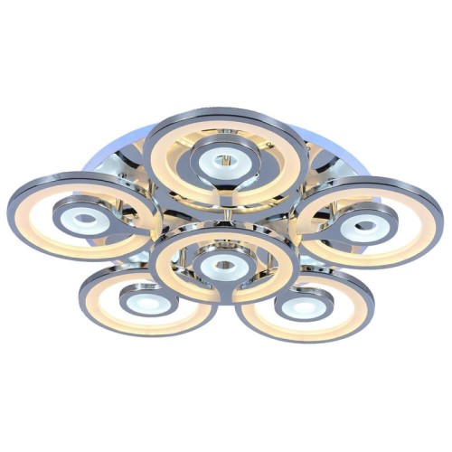 Потолочная светодиодная люстра Profit Light 8070/5+1 CHR 