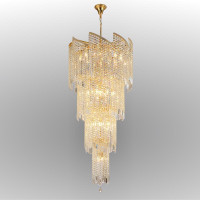  - Каскадная люстра Crystal Lux Grande SP25 D800 Gold