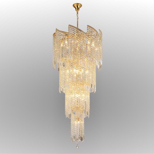 Каскадная люстра Crystal Lux Grande SP25 D800 Gold 