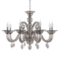  - Подвесная люстра Crystal Lux Caetano SP-PL8 Smoke