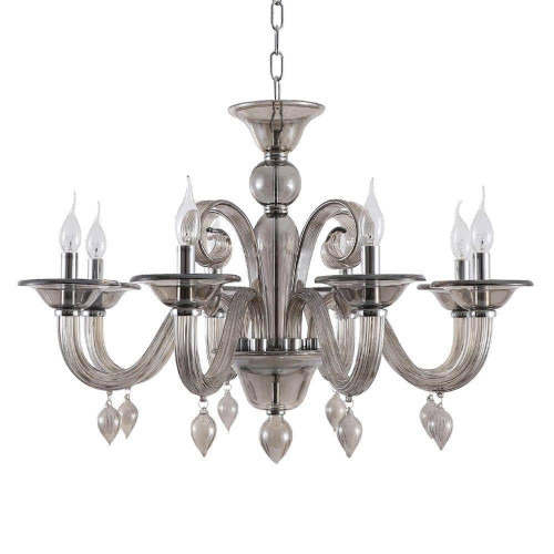 Подвесная люстра Crystal Lux Caetano SP-PL8 Smoke 
