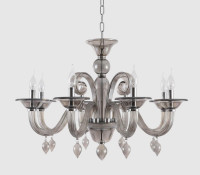  - Подвесная люстра Crystal Lux Caetano SP-PL8 Smoke