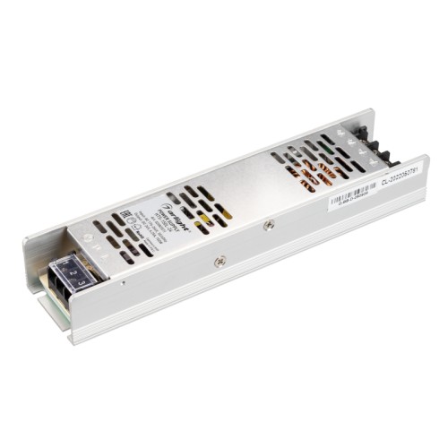 Блок питания HTS-150L-24 (24V, 6.25A, 150W) (Arlight, IP20 Сетка, 3 года) Источник напряжения с гальванической развязкой для светодиодных изделий. Входное напряжение 176-264 VAC. Выходные параметры: 24 В, 6,25 А, 150 Вт. Встроенный PFC >0,5. Негерметичный алюминиевый сетчатый корпус IP 20. Габаритные размеры длина 202 мм, ширина 49 мм, высота 30 мм. Гарантийный срок 3 года.