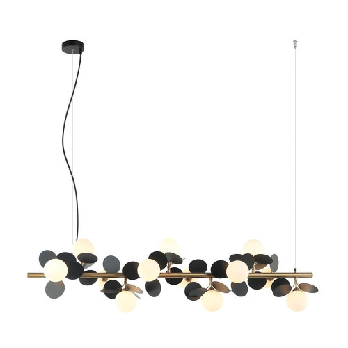 Подвесная люстра Lumien Hall Ilmari LH4136/12PO-BR-BK 