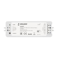  - INTELLIGENT ARLIGHT Диммер SMART-SET-PWM-102-72-MIX-SUF Black (12-24V, 2x5A, ПДУ LINE, 2.4G) (IARL, IP20 Пластик, 5 лет)