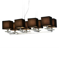  - Подвесная люстра Lumina Deco Fianelo LDP 1248-8 BK