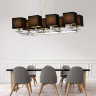 Подвесная люстра Lumina Deco Fianelo LDP 1248-8 BK - Подвесная люстра Lumina Deco Fianelo LDP 1248-8 BK