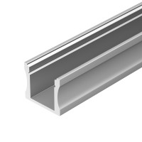  - Профиль с экраном ALU-SLIM-H15-2000 ANOD+FROST (Arlight, Алюминий)