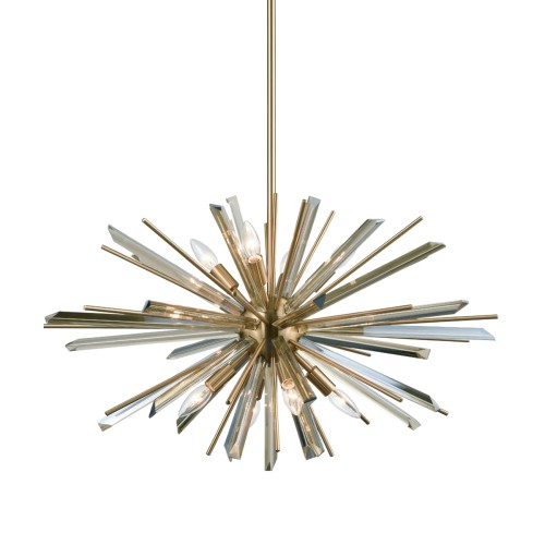 Люстра P68112-8AB antique brass 