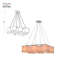  - Подвесная люстра Rivoli Grendel 3119-306 Б0054991