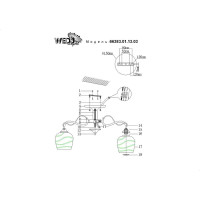 Потолочная люстра Wedo Light Ajrole 66383.01.13.03  - Потолочная люстра Wedo Light Ajrole 66383.01.13.03