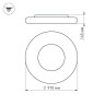 Светильник ALT-TOR-BB910SW-120W Warm White (Arlight, IP20 Пластик, 3 года) - Светильник ALT-TOR-BB910SW-120W Warm White (Arlight, IP20 Пластик, 3 года)