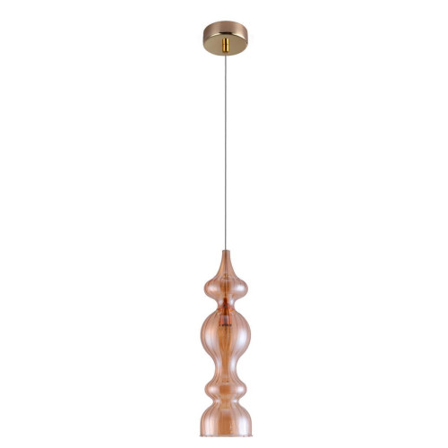 Подвесной светильник Crystal Lux Iris SP1 A Amber 
