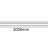 Шинопровод однофазный с питанием и заглушкой Crystal Lux CLT 0.11 01 L2000 WH - Шинопровод однофазный с питанием и заглушкой Crystal Lux CLT 0.11 01 L2000 WH