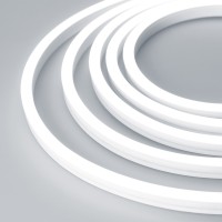  - Лента герметичная MOONLIGHT-SIDE-A140-12x17mm 24V White6000 (9.6 W/m, IP67, 5m, wire x2) (Arlight, Вывод боковой, 3 года)