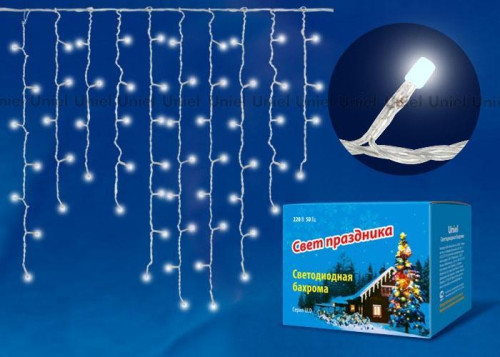 Светодиодная гирлянда Uniel бахрома 220V синий ULD-B1805-048/DTA Blue IP20 UL-00007206 