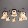 Потолочная люстра Arte Lamp 72 A5495PL-8BR - Потолочная люстра Arte Lamp 72 A5495PL-8BR