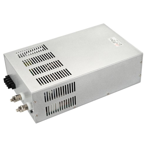 Блок питания HTS-1500-24 (24V, 62.5A, 1500W) (Arlight, IP20 Сетка, 3 года) Источник напряжения с гальванической развязкой для светодиодных изделий. Входное напряжение 176-264 VAC. Выходные параметры: 24 В, 62.5 А, 1500 Вт. Встроенный PFC >0.5. Негерметичный алюминиевый сетчатый корпус IP 20. Габаритные размеры длина 312 мм, ширина 190 мм, высота 95 мм. Встроенный вентилятор (с автоконтролем температуры). Гарантийный срок 3 года.