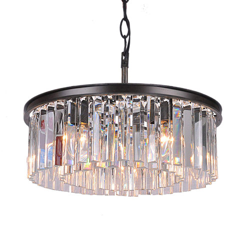 Люстра Odeon 6B/P black/clear 
