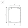 Профиль BOX72-2000 ANOD (Arlight, Алюминий) - Профиль BOX72-2000 ANOD (Arlight, Алюминий)
