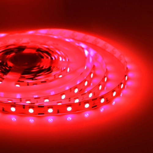 Светодиодная лента Apeyron 14,4W/m 60LED/m 5050SMD красный 5M 48BL 