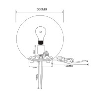  - Ландшафтный светильник Outdoor O594FL-01W