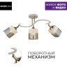 Потолочная люстра Seven Fires Goldi SF3323/3C-FGD-WT - Потолочная люстра Seven Fires Goldi SF3323/3C-FGD-WT